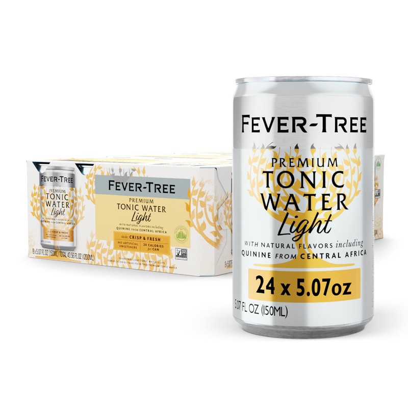 Fever-Tree Light Tonic Water – Premium Low-Calorie Mixer for Cocktails