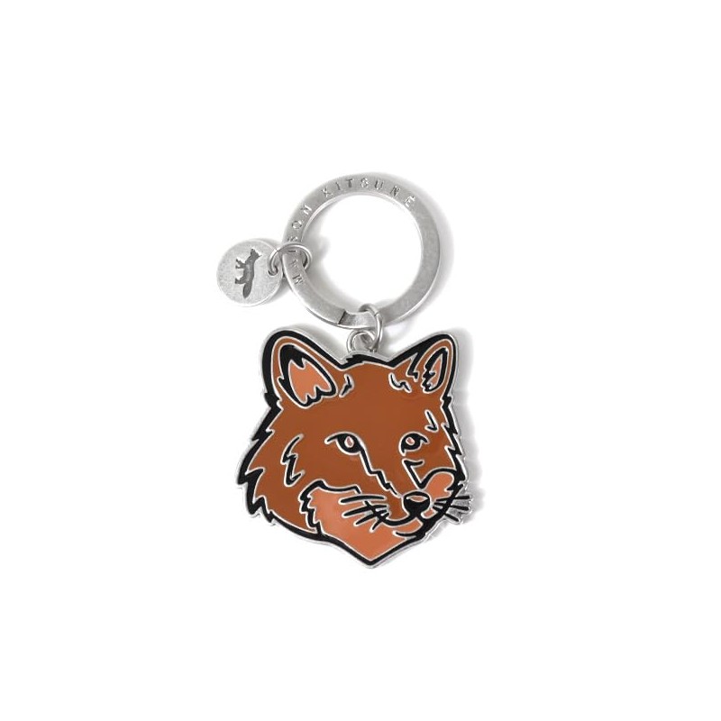 Maison Kitsune MM06904AM1002 P261 Bold Fox Head Keyring Keyring Keychain