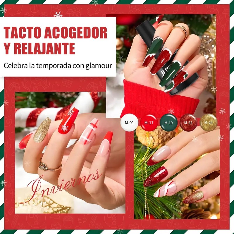 24 Geles Esmalte Para Uñas Gama De Uv Semipermanente Juemel
