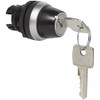 BACO 223952 L21LD00 Key Switch Front Ring Plastic Chrome-Plated Black