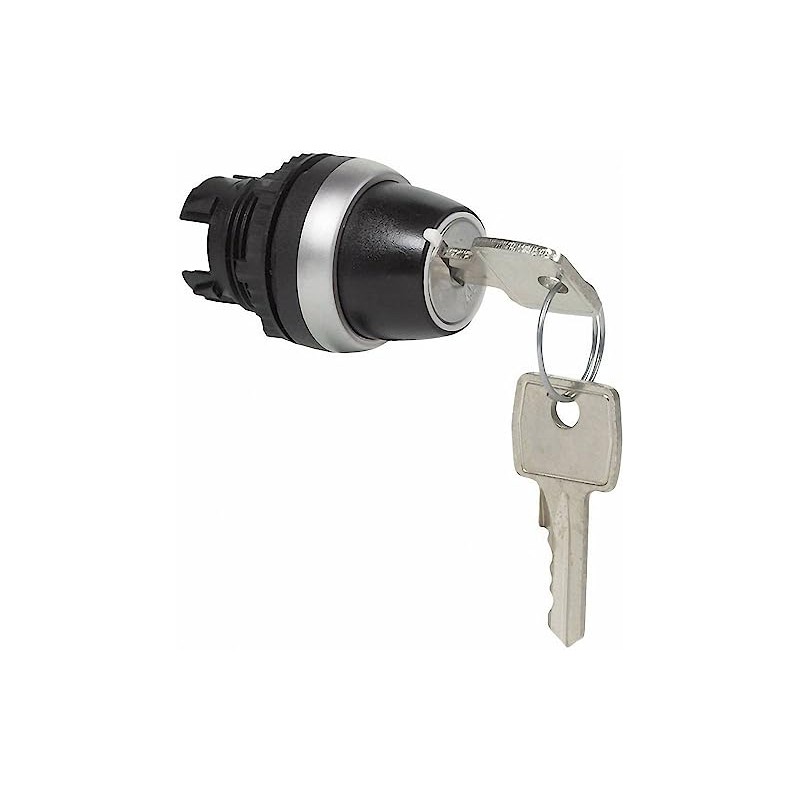 BACO 223952 L21LD00 Key Switch Front Ring Plastic Chrome-Plated Black