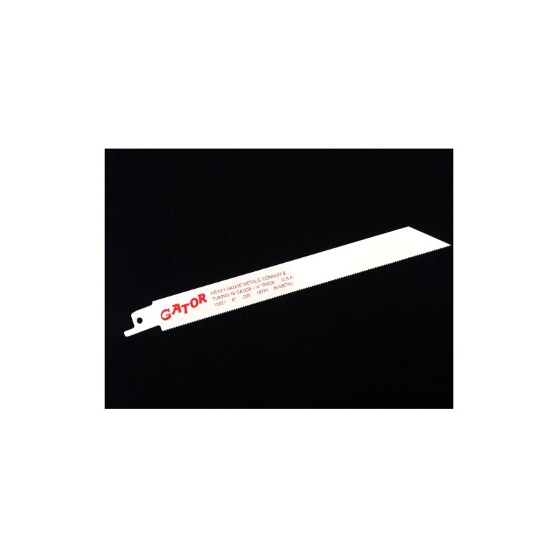 Gator Reciprocating Saw Blades 8" x 3/4" x .035 18tpi