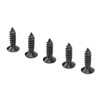 100PCS Guitar Pickguard Screws Metal Guard Plate Mounting Screw Electric