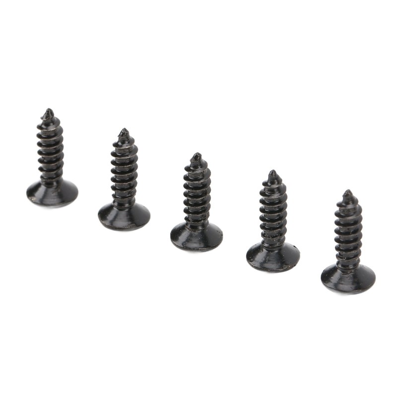 100PCS Guitar Pickguard Screws Metal Guard Plate Mounting Screw Electric