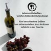 LEGERM 2 Olivenölausgießer Ausgießer Ölspender Drizzler Ausgießer mit Trichter und