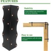 8-Pack Black Raised Garden Bed Corner Brackets, 11"x3"x3" Metal Corner