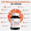 Probioticos 120 Billones de 12 Cepas + Prebioticos. OBY MULTI
