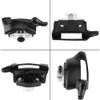 Qiilu Black Tyre Changer Machine, Plastic Nylon Mount, Disassembly Duck
