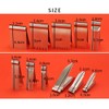 11-Piece Stainless Steel Pottery Texture Clip Set for Clay Modeling