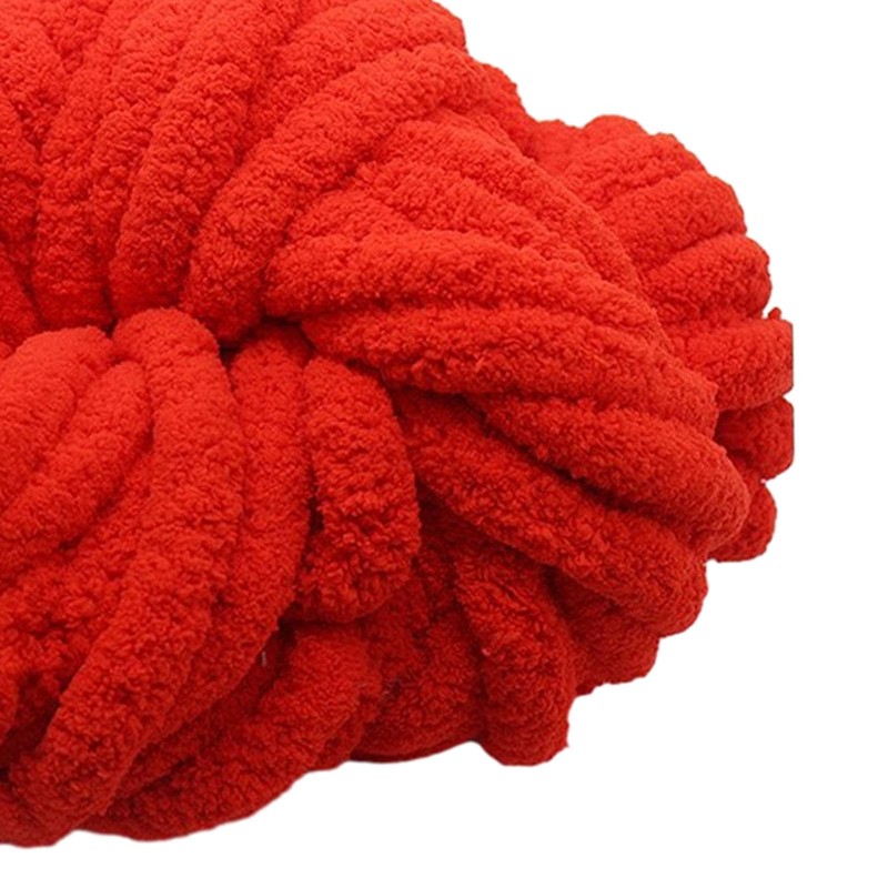 Vaveren Chunky Chenille Yarn Super Bulky Yarn Plush Yarn Thick
