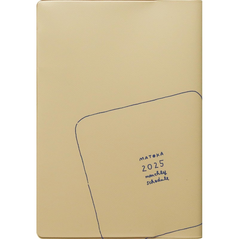 Elcomune Matka DR-MG-491 Monthly B6 Notebook, Begins in January 2025,