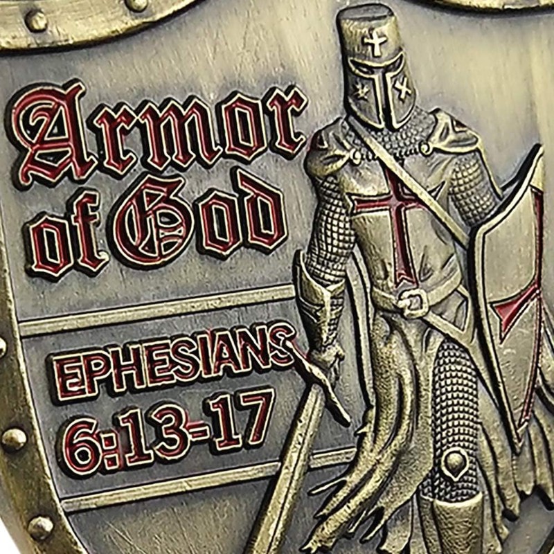 Put On The Whole Armor of God Challenge Coin Eph
