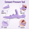 T-Shape Acupoint Massager for Targeted Pressure - Compact Manual Self-Massage
