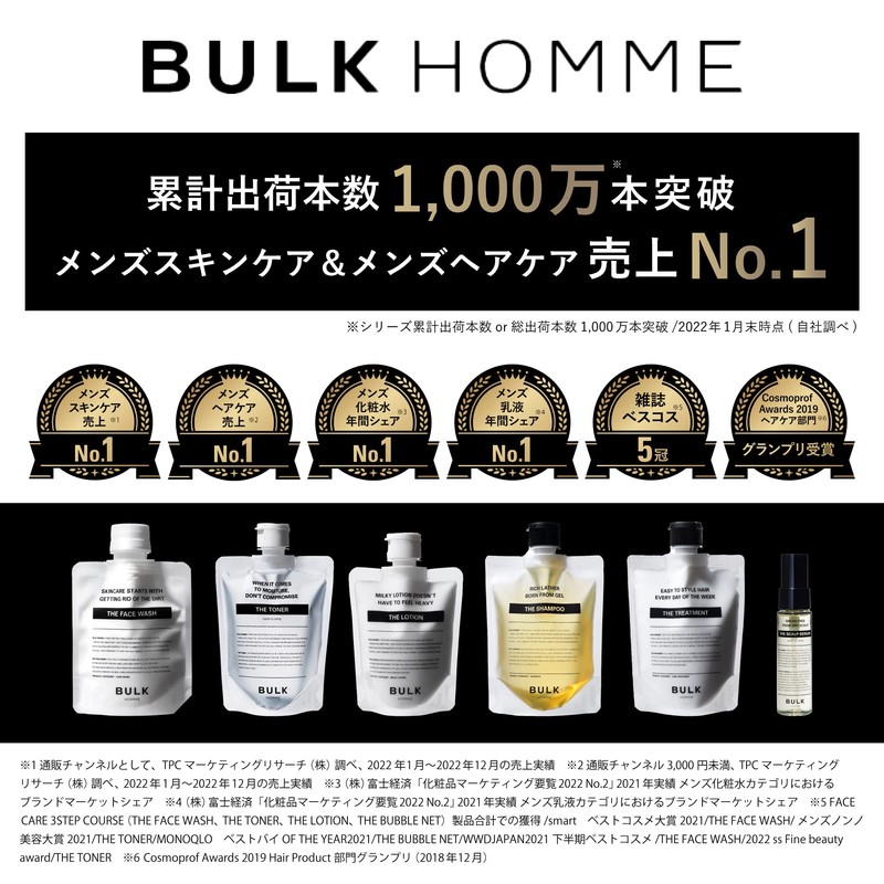 BULK HOMME THE FACE WASH 3.5 oz (100g)