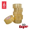 Cinta Adhesiva Acrílica Transparente Mr Tape 48mmx150m Pack 6 para