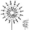 YushengTai Magic Windmill, Magic Windmill Metal 3D Wind Powered Kinetic