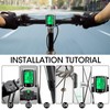 Bike Computer, 19 Functions IP54 Waterproof GPS Speedometer Odometer, Wired