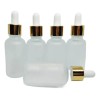 Meliars Frasco Gotero 30 Ml Matizado Bulbo Dorado ( 30