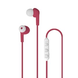 Pantone Celly PTWE001P Bluetooth Earphones, 1.2 m Length, 3.5 mm Jack, Drop-Caps, Pink