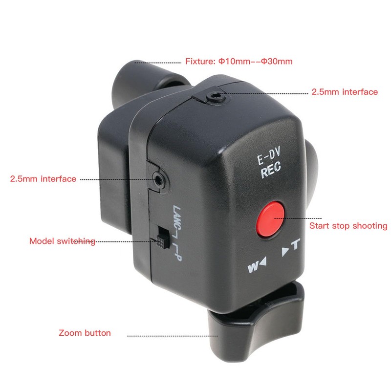 Lanc Zoom Controller, Video Recording and Zoom Remote Control with