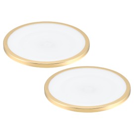 PATIKIL 5.5 Inch Inner Dia. Lampshade Diffuser, 2 Pieces Dustproof Dust Protection Cover Acrylic Board for Barrel Lamp Shade