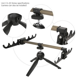 Wosune Fishing Tripod, Feeder Arm Fishing Stand Ice Fishing Rod Stand, Sea Fishing Rod Rest for rest fishing outdoor fishing accessories