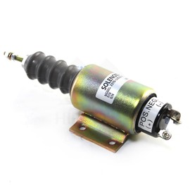 12V 2370-12E2U1B2A Fuel Shutoff Solenoid for Woodward 2300-1503 Diesel Engine