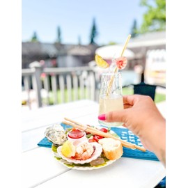 Acrylic Sticks Co. PICKLEBALL HOT PINK & ORANGE ACRYLIC STIR STICKS 4PC COMBO PACK, Decorative Stir Sticks for Cocktails, Acrylic, Washable & Reusable, BPA Free, 6.25"