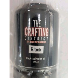 The Crafting District 254ml Black Dye Sublimation Ink Refill Epson SureColor F6200 F7200 F9200 F9370