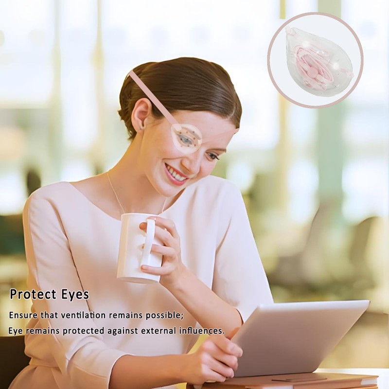 ZBJBinCH Transparent Ventilated Eye Patches 2 PCS Cataract Sur-Gery Recovery