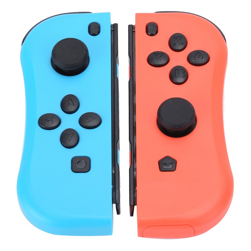 For Joycon Game Console Wireless Bluetooth Gamepad Right Left(rouge Bleu