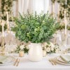 48 PCS Mixed Artificial Eucalyptus Stems Bulk with Hemp Rope