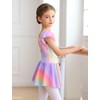 MdnMd Girls Dance Ballet Leotards Dresses for Toddler Ballerina Outfit