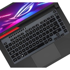 Keyboard Cover Skin for 2021 New ASUS ROG Strix G15 Gaming Laptop G513QR G513QR-ES96, 15.6" ASUS ROG Strix G15 G513 G533 G533ZX-XS96/AS94 Keyboard Skin[Not Fit for 2020 ASUS ROG Strix G15]-Black