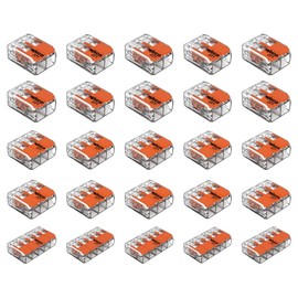 WAGO Wago 2 Port (10) 3 Port (10) 5 Port (5) 221 Splicing Connector, Lever-Nut Assortment Pocket Pack for All Wire 12-24 AWG