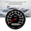 Trisar GPS Speedometer, 85mm/3.35in, IP67 Waterproof, Red Backlight for Yacht,