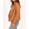 KIRUNDO 2024 Fall Trends Women's Casual Open Front Faux Suede