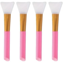 4 Brochas de Silicón para Mascarillas Faciales (TIPO ESPATUA) - Suave, Precisa y Reutilizable Aplica fácilmente **barro, arcilla, gel y cremas sin desperdicio. Fácil de limpiar, ideal para tu rutina de belleza y cuidado facial. ¡Disfruta un spa en casa! (