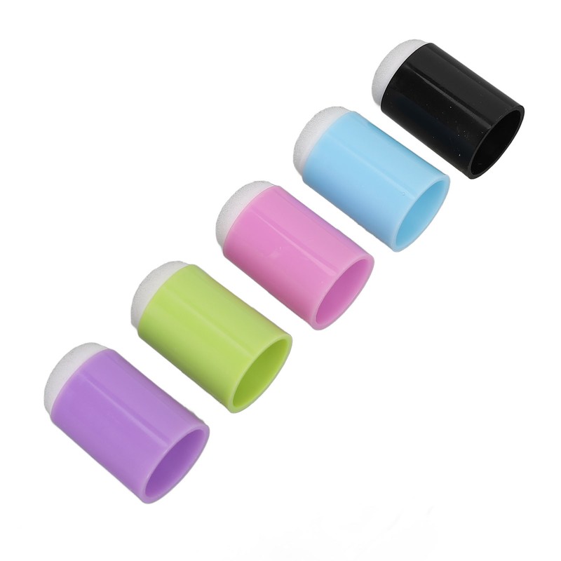 40 Pcs Finger Sponges Daubers Fingertip Concealer Brush Craft Painting