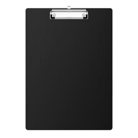 Hongri Portapapeles de aluminio, tablero de clip negro, portapapeles de construcción de metal con clip de metal de perfil bajo, tamaño carta de 31.75 