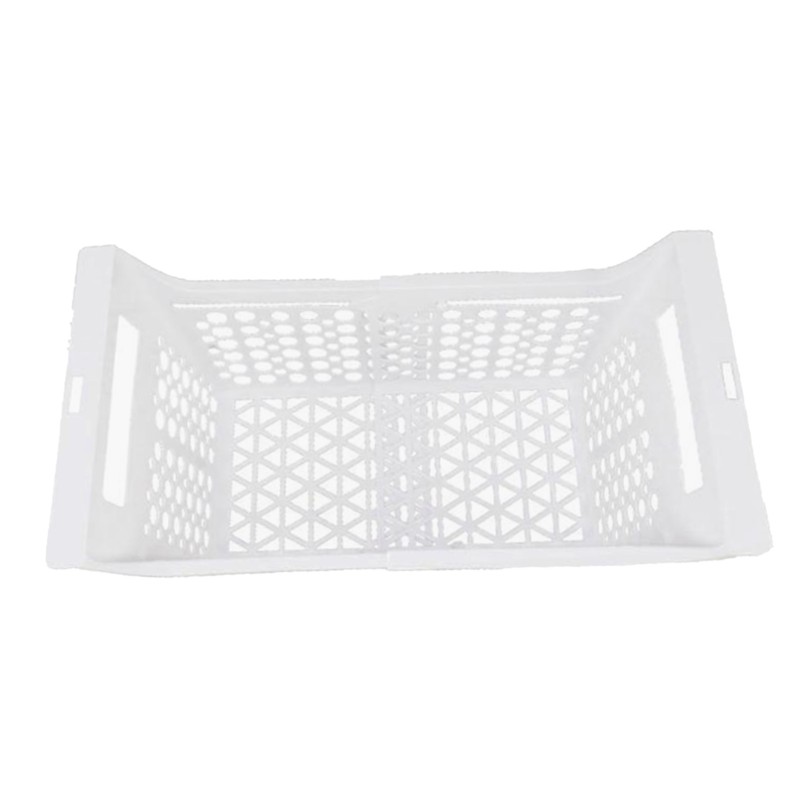 Freezer Basket Expandable Freezer Storage Basket Plastic Strong Load Bearing