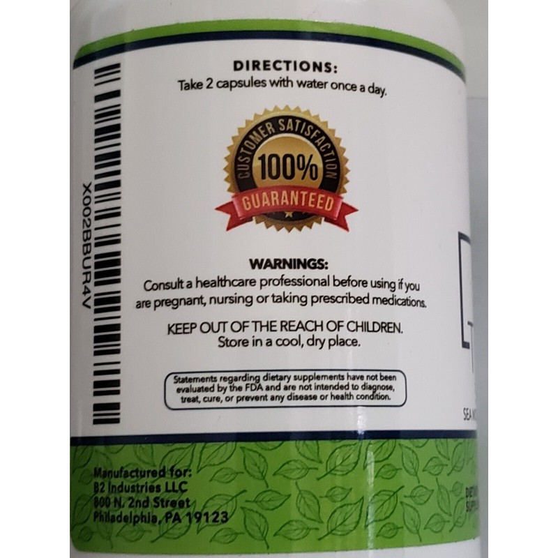 5/2025 HERB THERAPY - Super Sea Moss - 100 Vegetarian