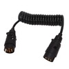 2m Trailer Light Board Extension Cable 7Pin Plug Socket Adapter