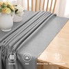 smiry Linen Table Cloth Rectangle 140x220 cm Wipe Clean Tablecloth