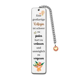 Great Colleague Bookmark Women Retirement Appreciate Gift Christmas Farewell Bookmark Best Friend Birthday Gifts Friendship Encouragement Thank You Keepsake Cute Flower Heart