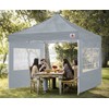 ABCCANOY 2 Packs of 10X10 Canopy Sidewalls with Church, Gray