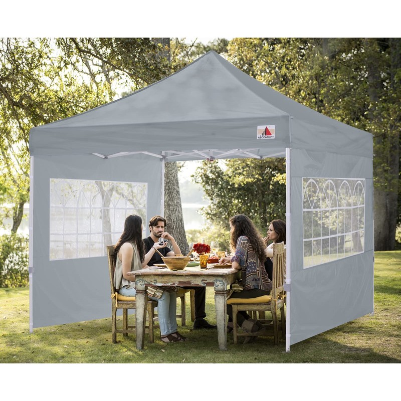 ABCCANOY 2 Packs of 10X10 Canopy Sidewalls with Church, Gray