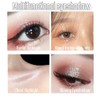 Paleta de sombras de ojos Shimmer Glitter, maquillaje coreano con