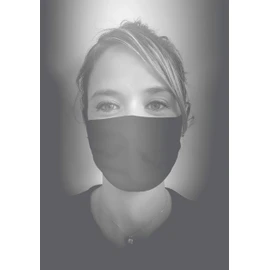 Domiva Fabric Protective Masks, One Size, Adult, 1 Uns1/100 Washes/Reusable, Oeko-Tex