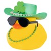 wonuu Rubber Duck Car Ornaments St. Patrick's Day Decorations Cool